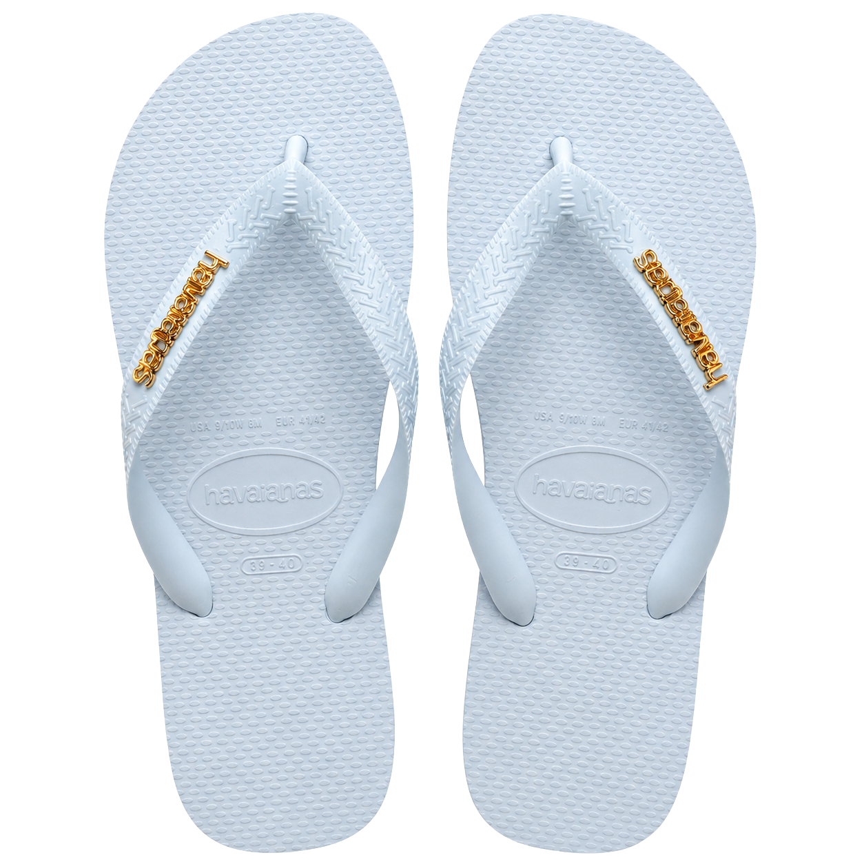 Havaianas Top + Plaquinha Dourado