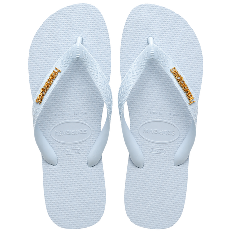 Havaianas Top + Plaquinha Dourado