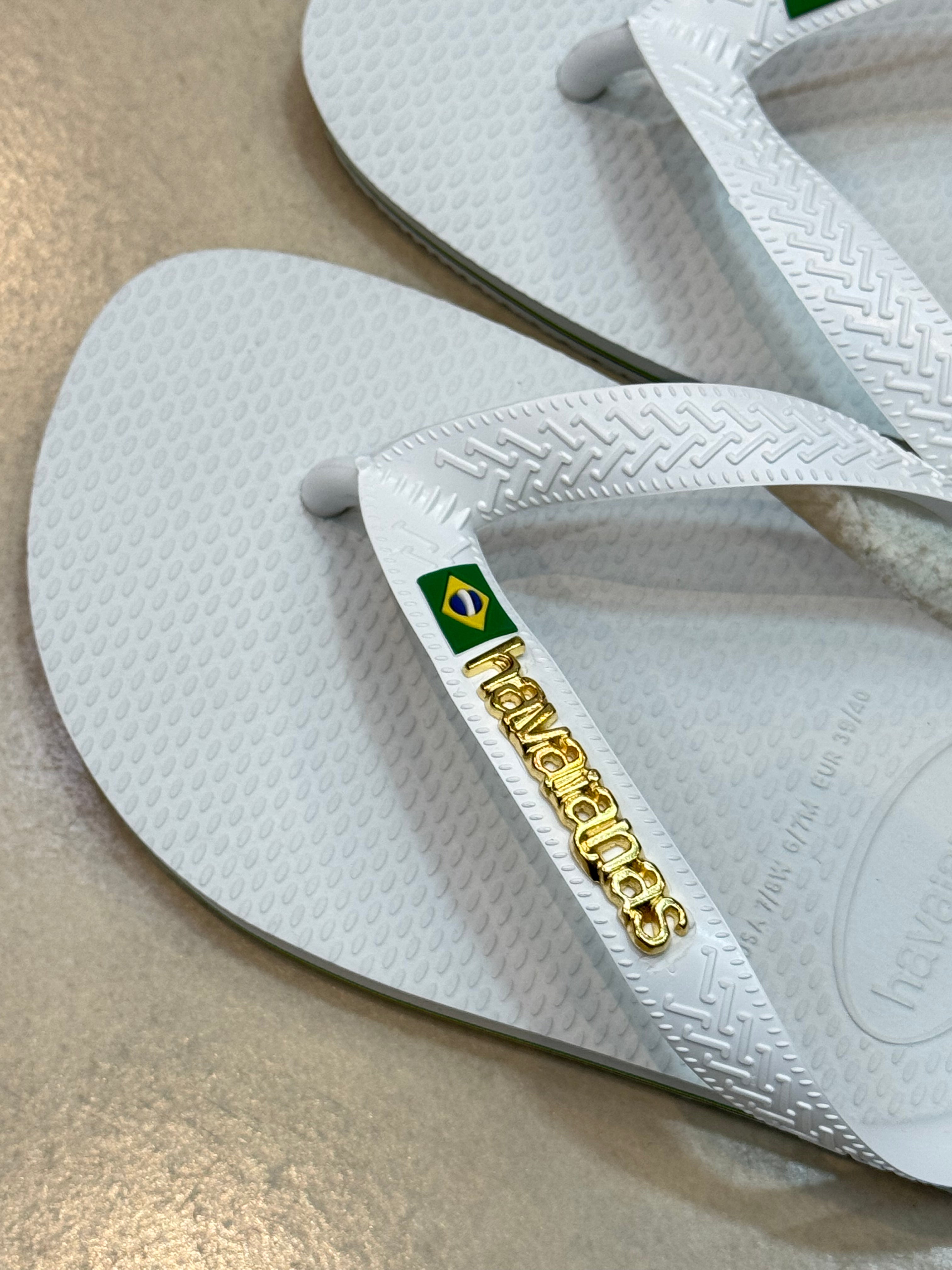 Havaianas Brasil + Plaquinha Dourada