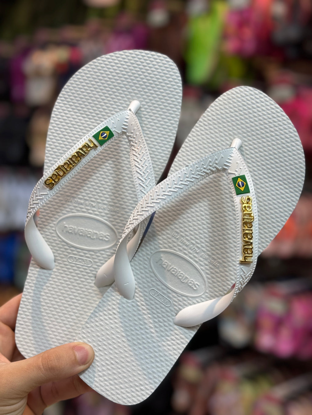 Havaianas Brasil + Plaquinha Dourada