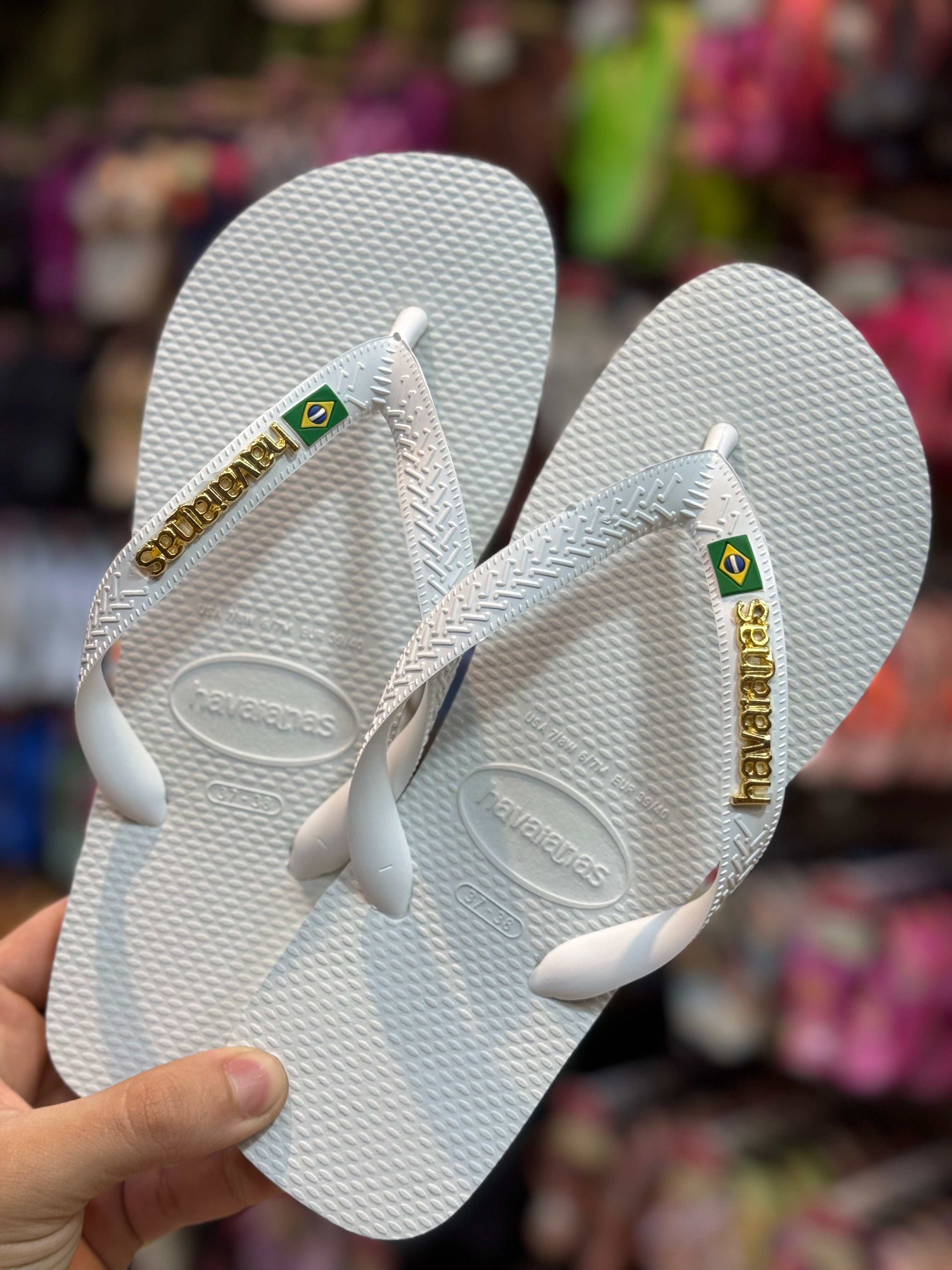 Havaianas Brasil + Plaquinha Dourada