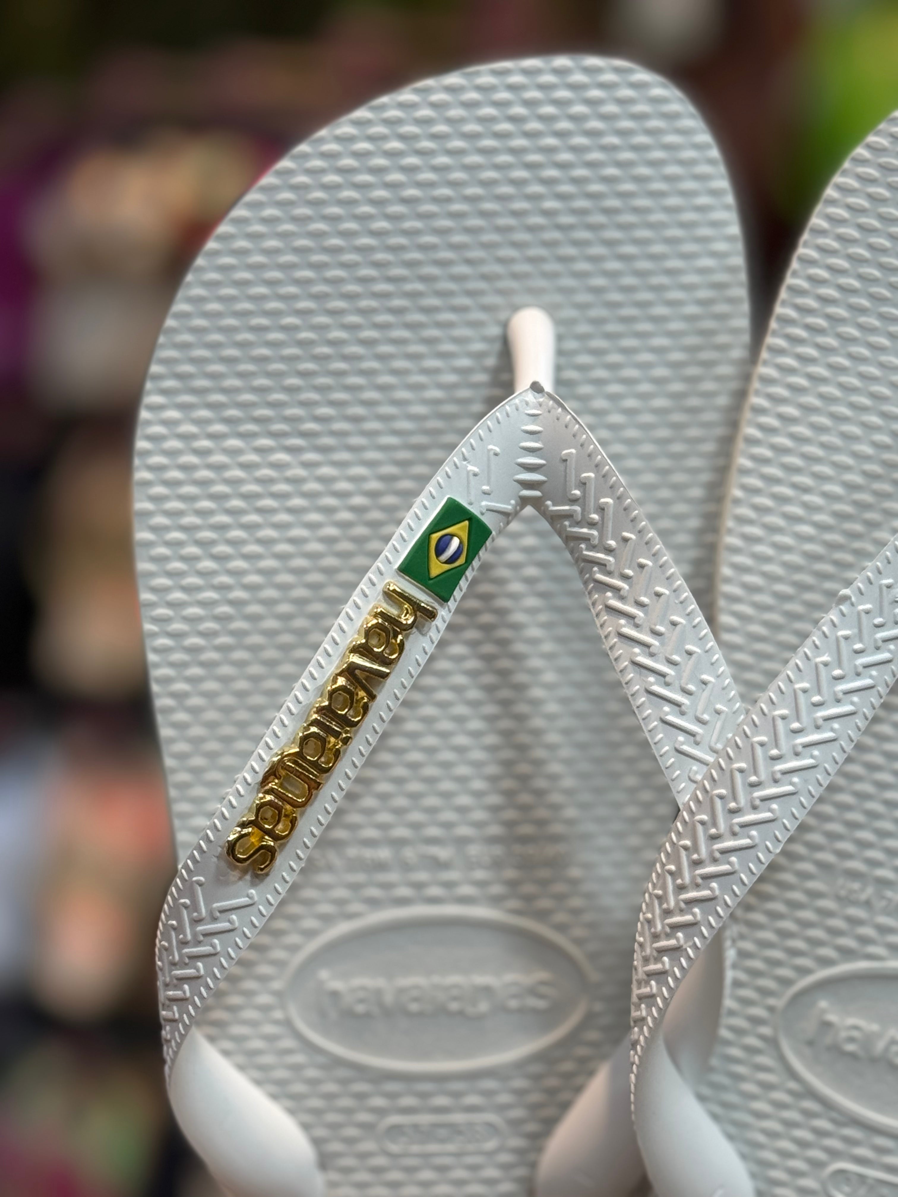 Havaianas Brasil + Plaquinha Dourada