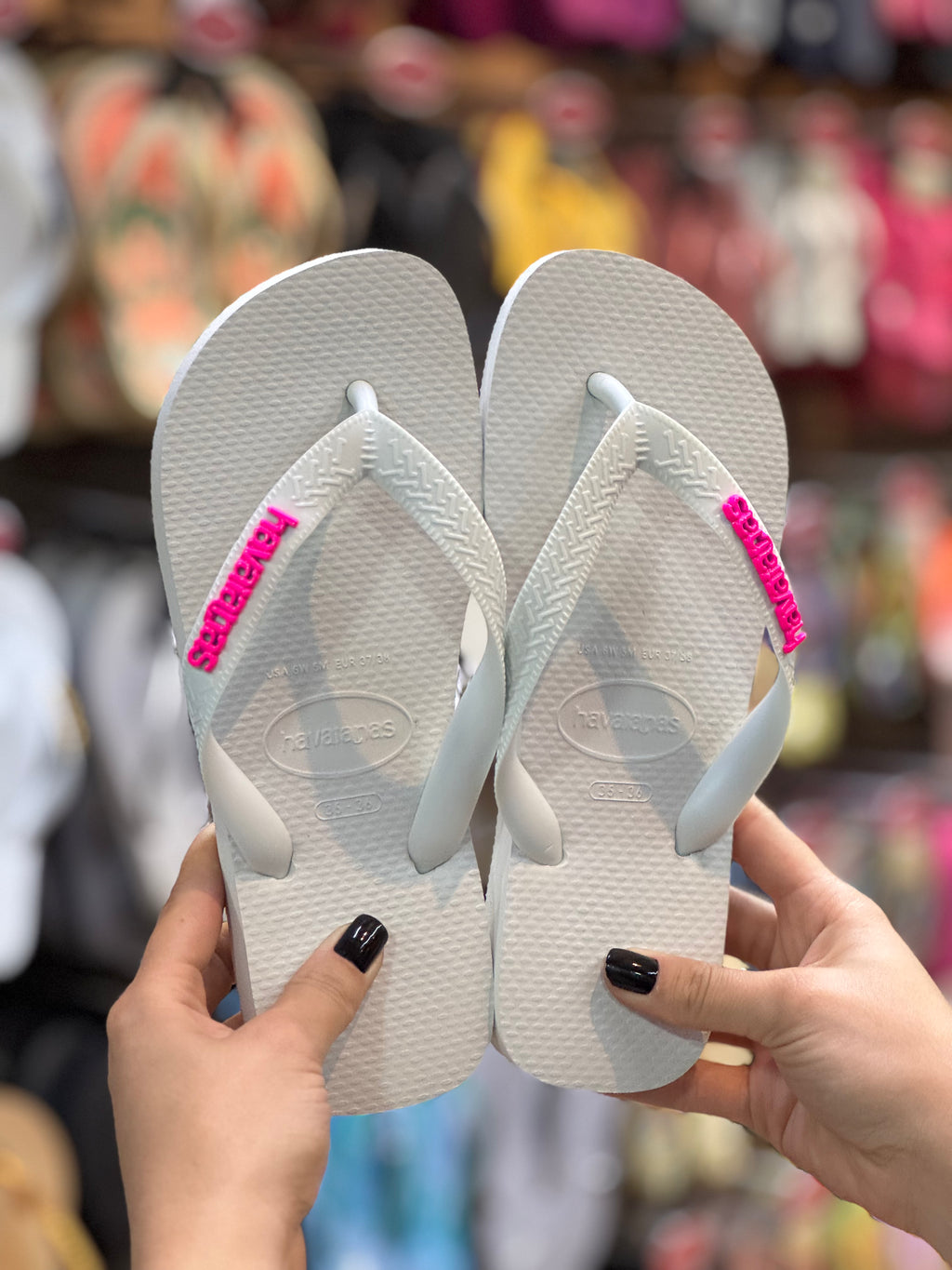 Havaianas Top + Plaquinha Pink