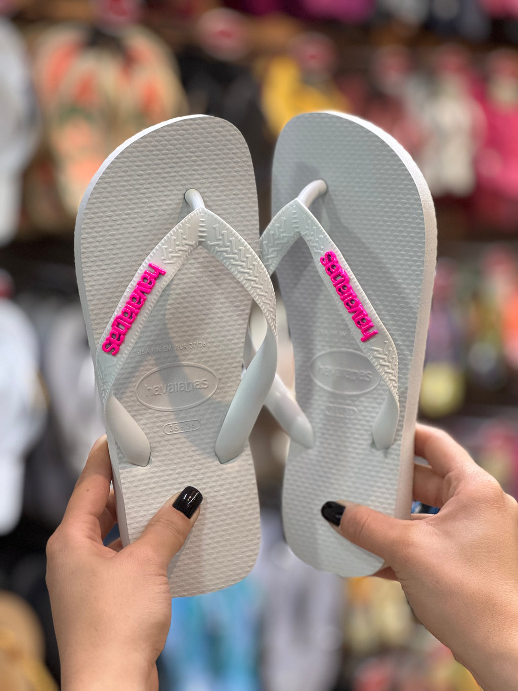 Havaianas Top + Plaquinha Pink
