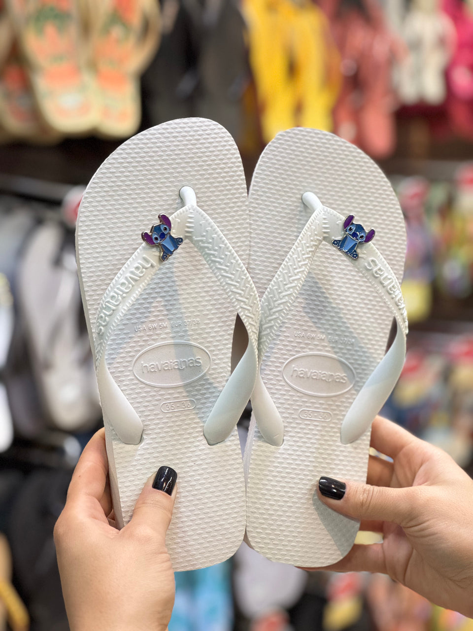 Havaianas Top + Pingente Stitch