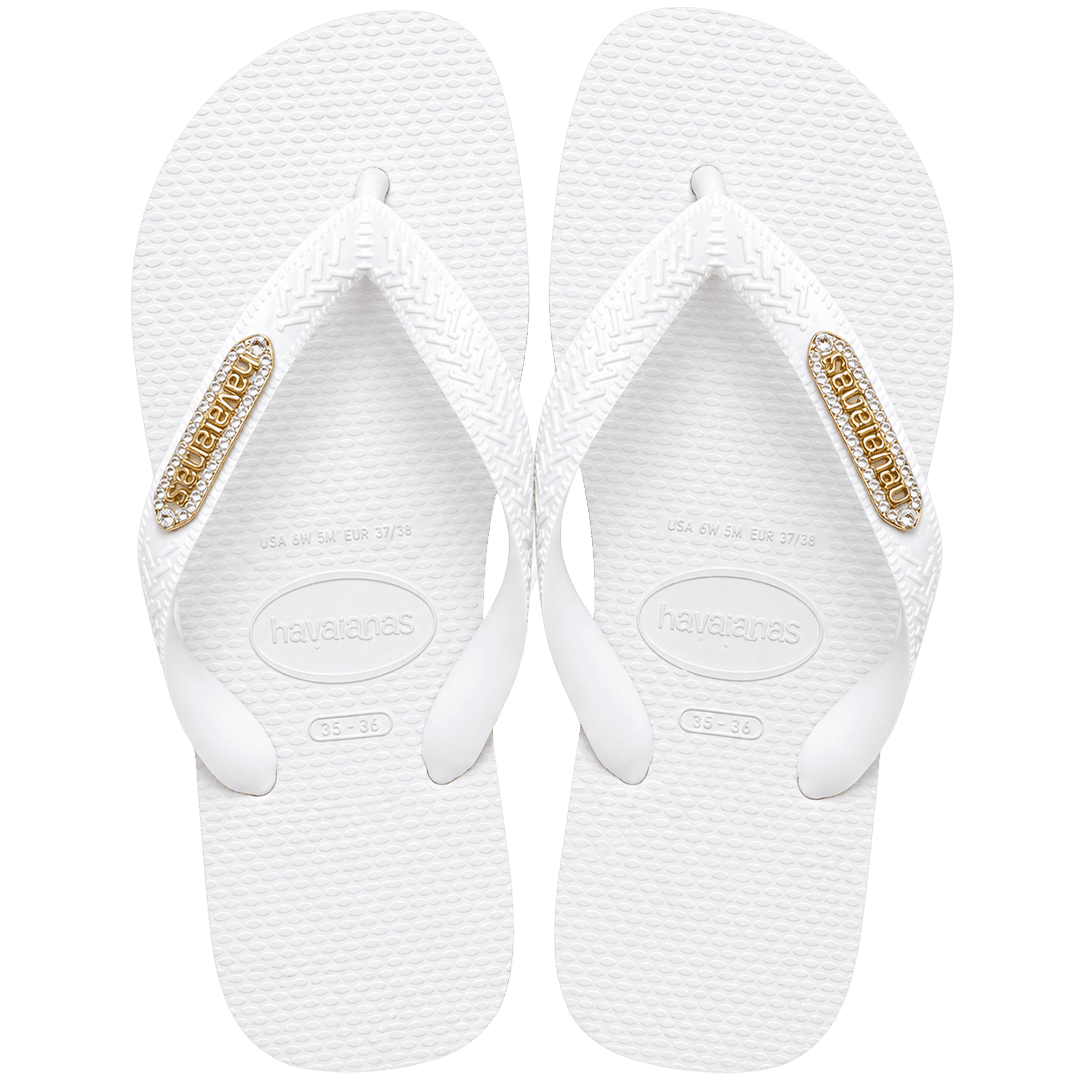 Havaianas Top + Plaquinha Cristal