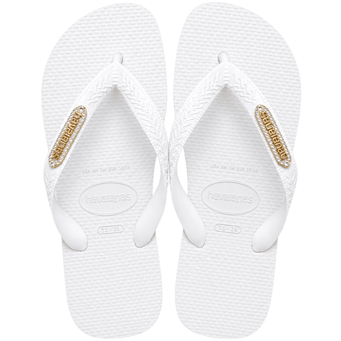 Havaianas Top + Plaquinha Cristal