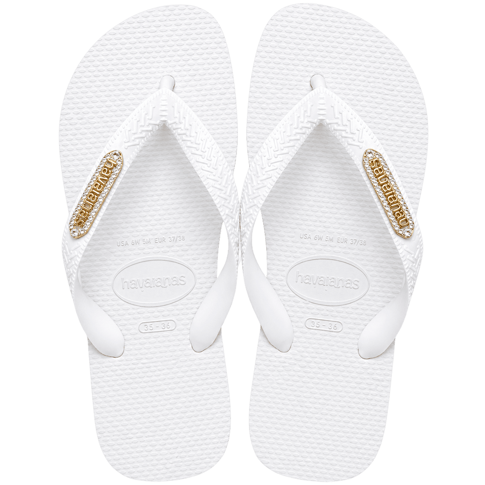 Havaianas Top + Plaquinha Cristal