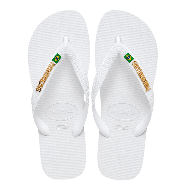 Havaianas Brasil + Plaquinha Dourada